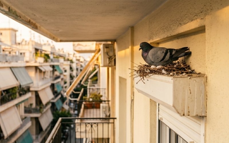 Φωλιά Περιστεριών στο Μπαλκόνι: Τι Σημαίνει & Διαχείριση